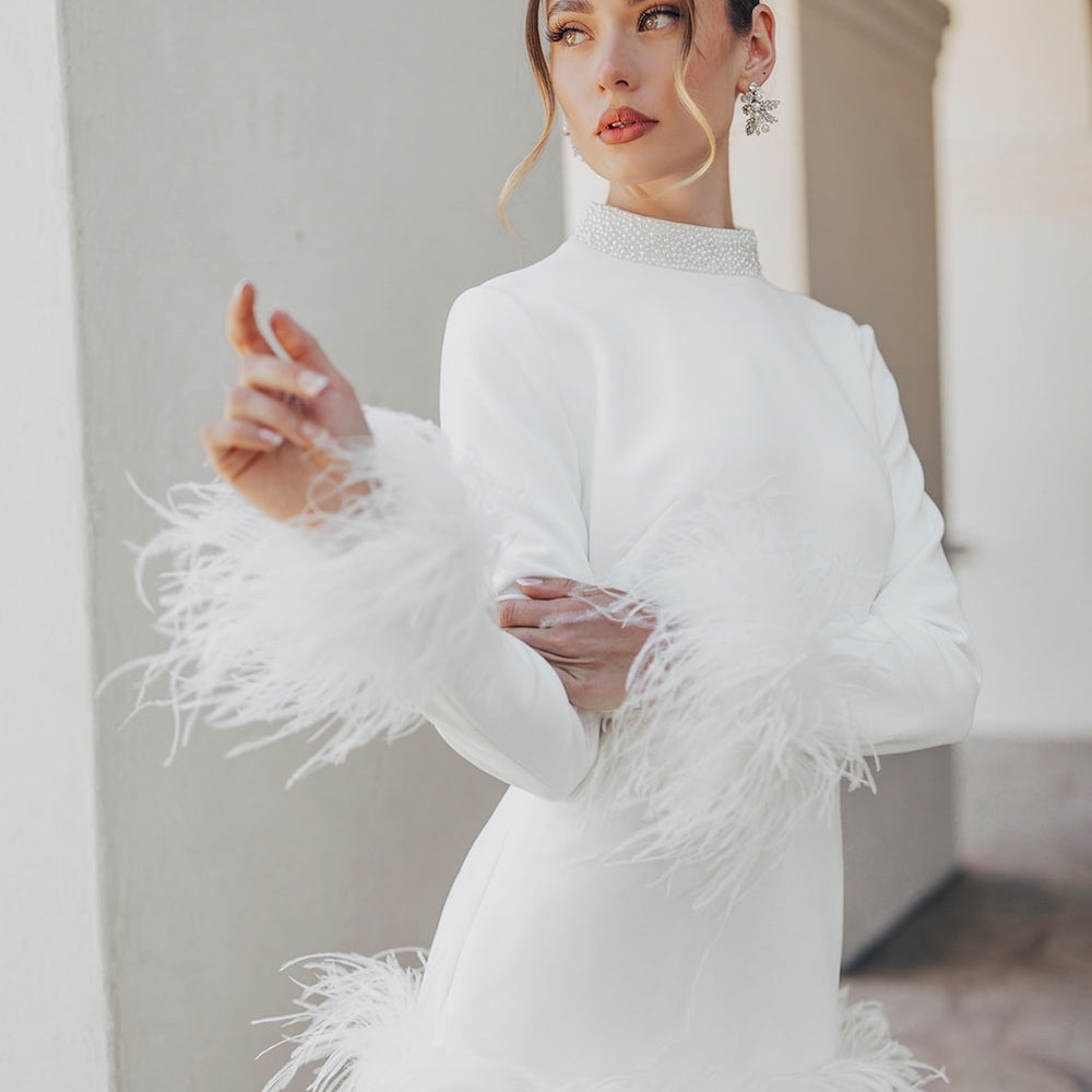 NWT Stunning Bridal Mini Dress